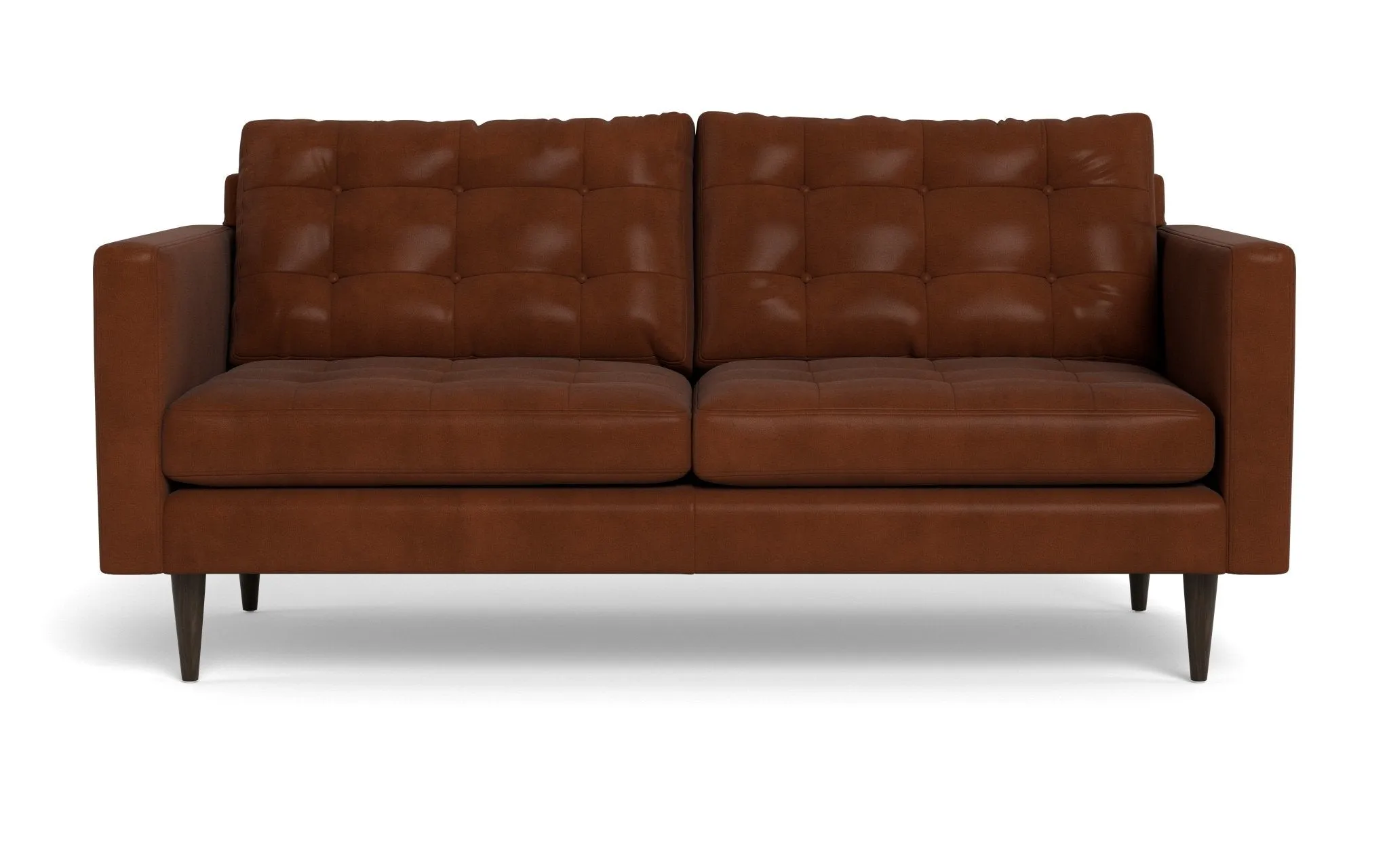 Wallace 74" Leather Apartment Sofa