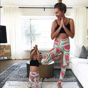 Watermelon Stretch Yoga Pants