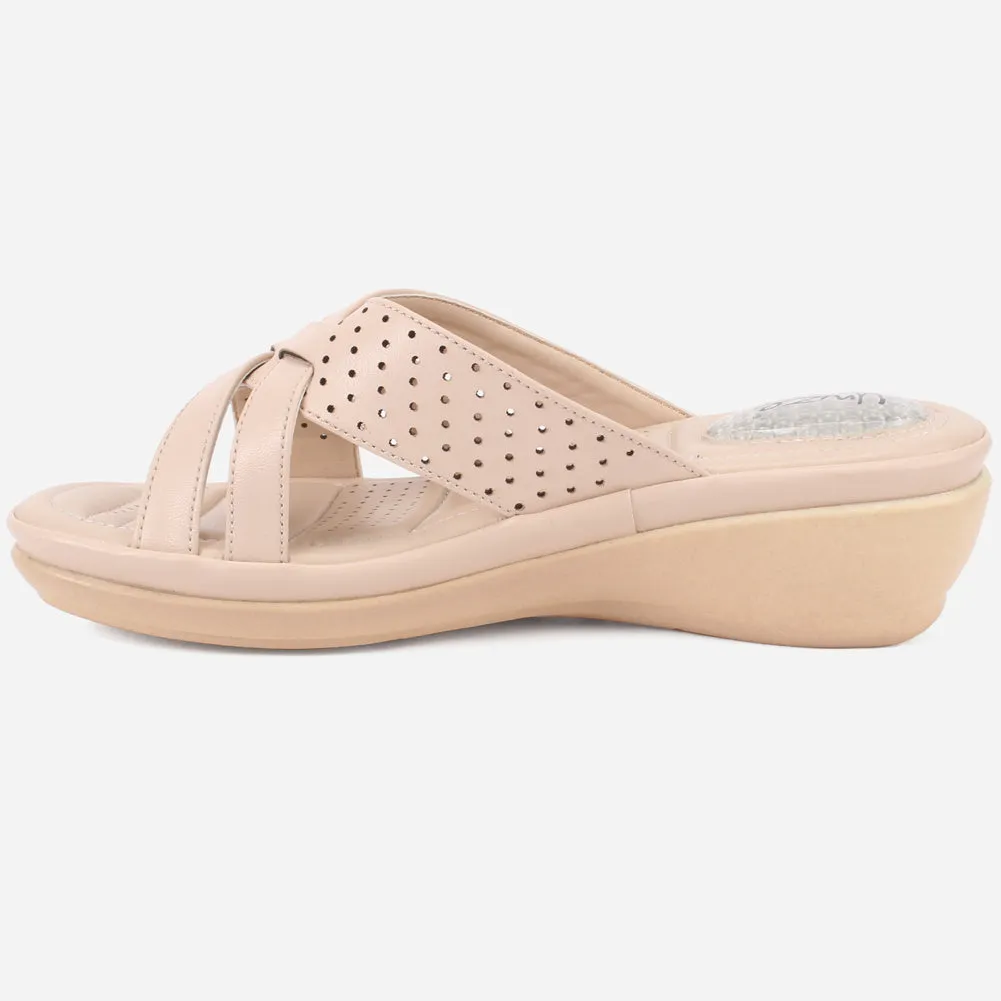 Women "KEICH" Comfort Strappy Slippers