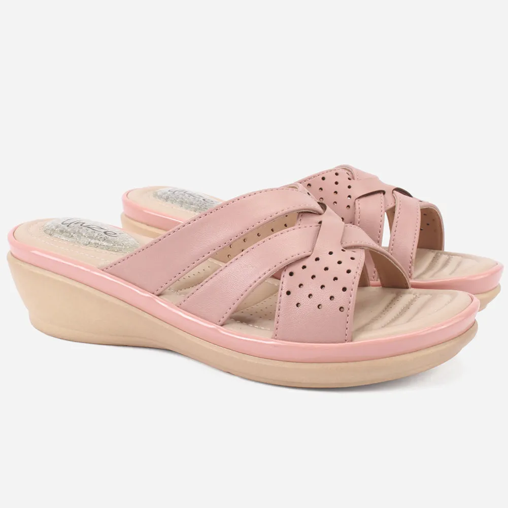 Women "KEICH" Comfort Strappy Slippers