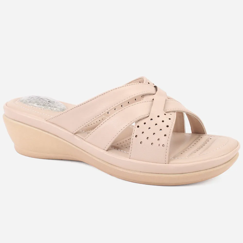 Women "KEICH" Comfort Strappy Slippers