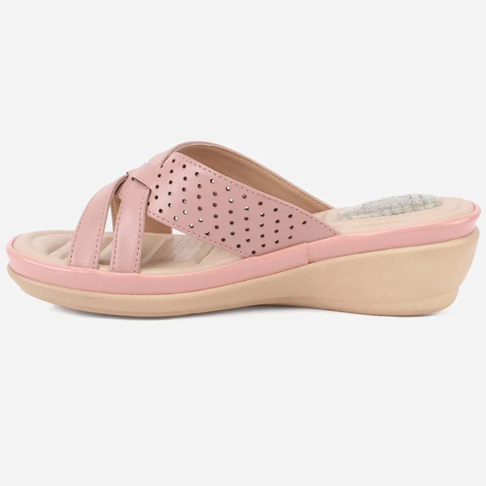 Women "KEICH" Comfort Strappy Slippers
