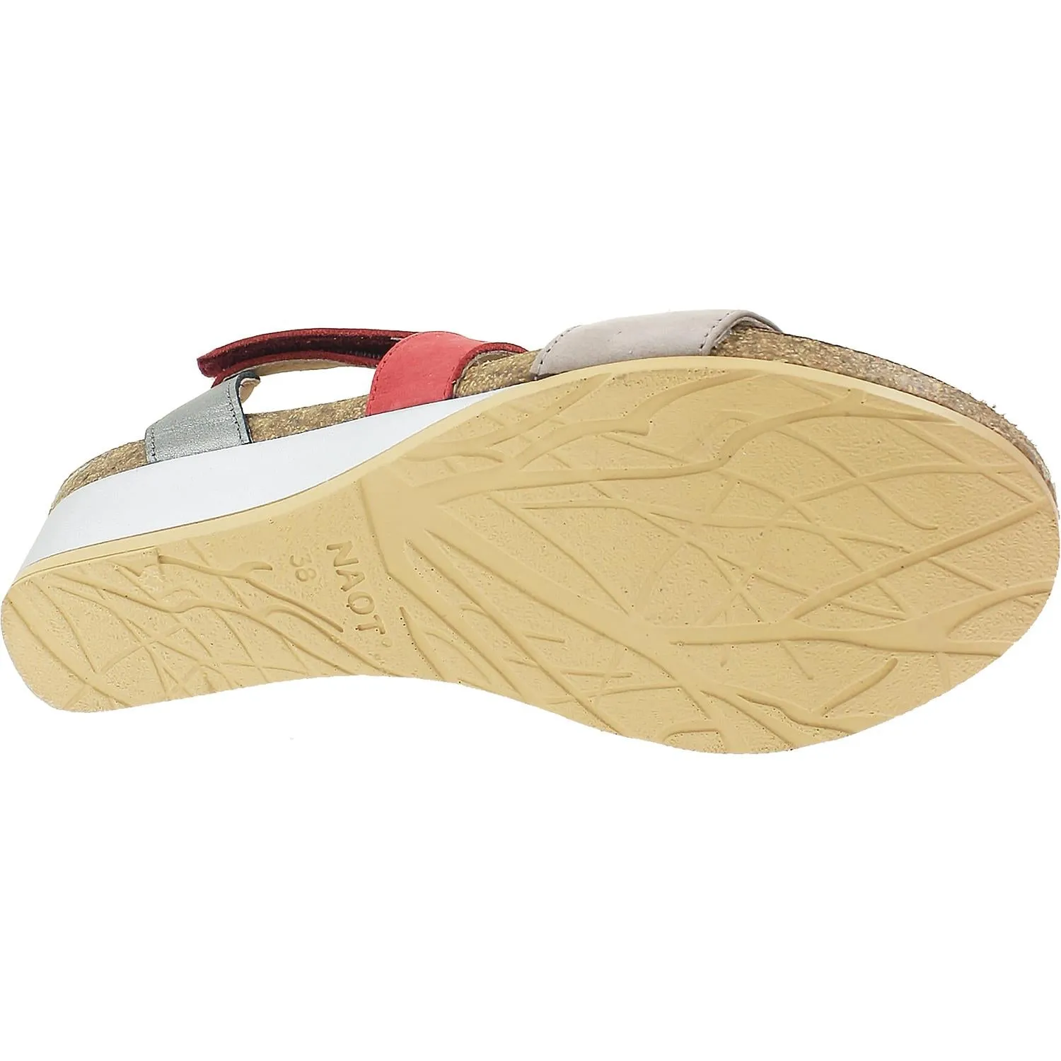 Women's Naot Vixen Stone/Brick Red/Sterling Nubuck/Leather