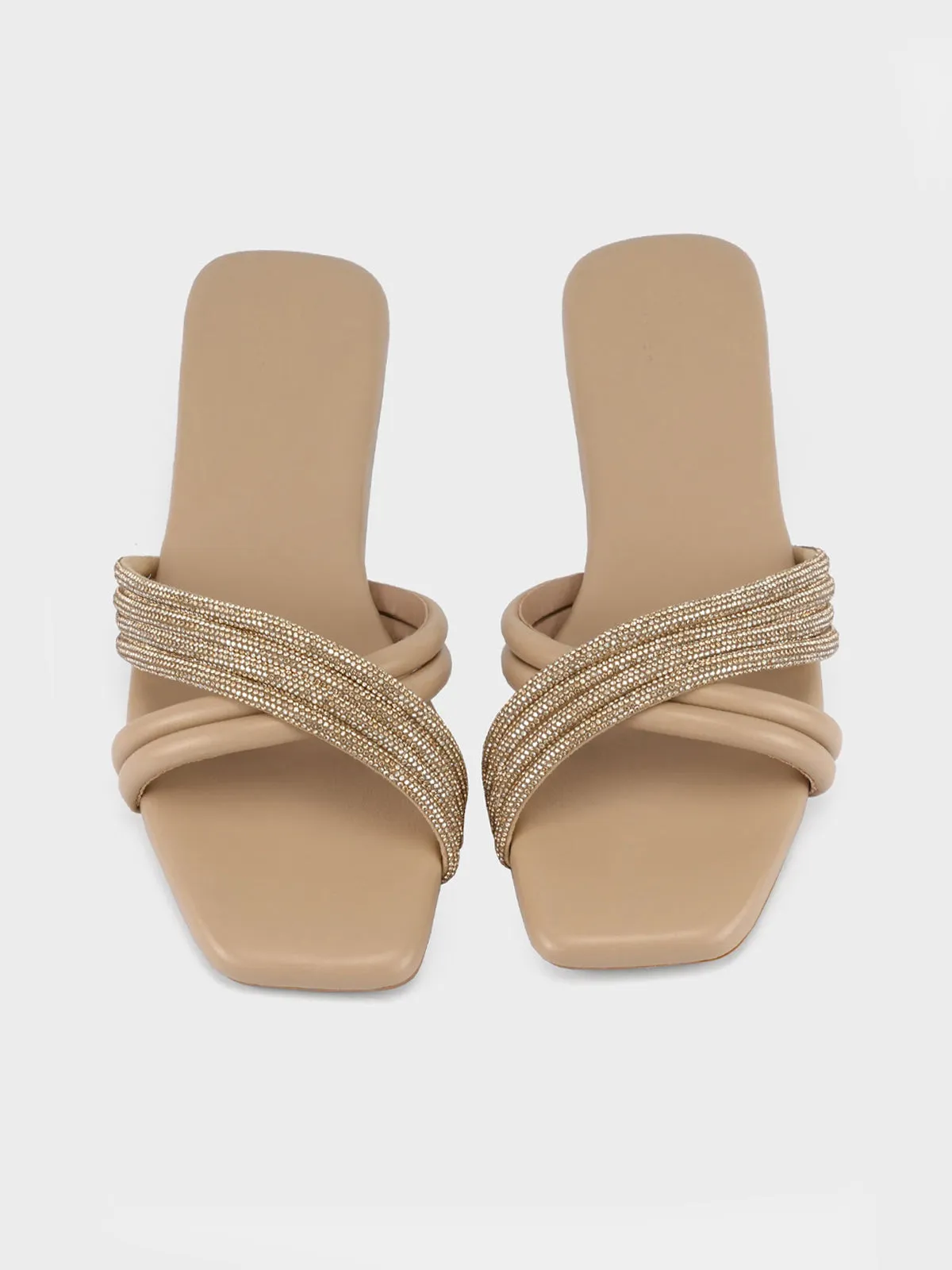 Womens "CELLA" Crossover Stylish Slippers