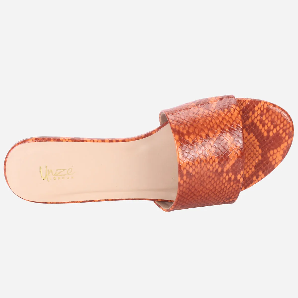Womens "ORION" Flat Summer Open Toe Slippers