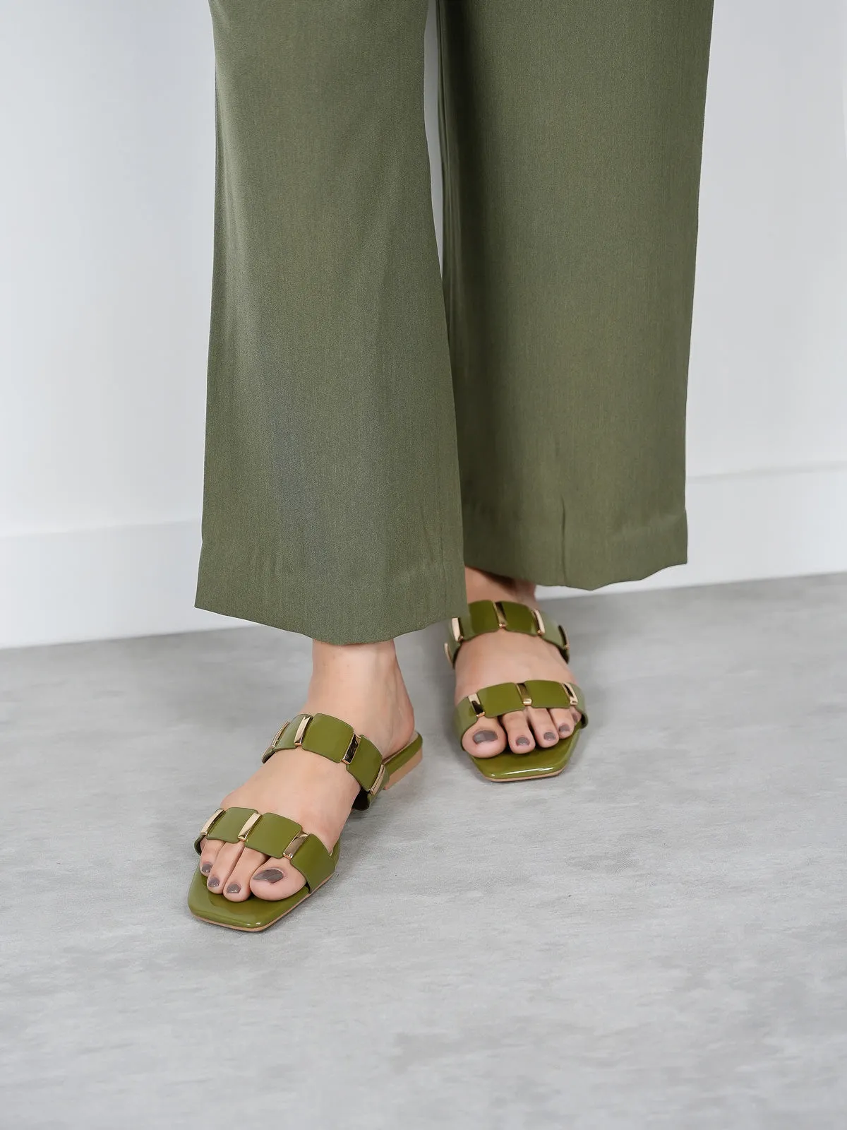 Women's "OSCAR" Flat Summer Open-Toe Slippers