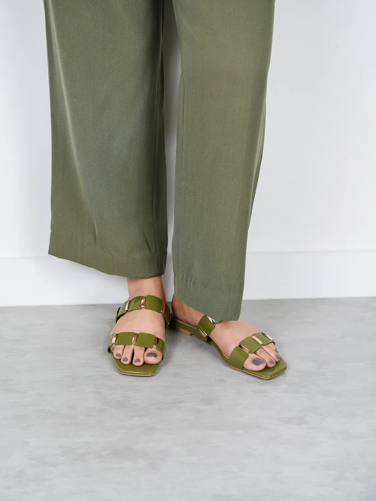 Women's "OSCAR" Flat Summer Open-Toe Slippers