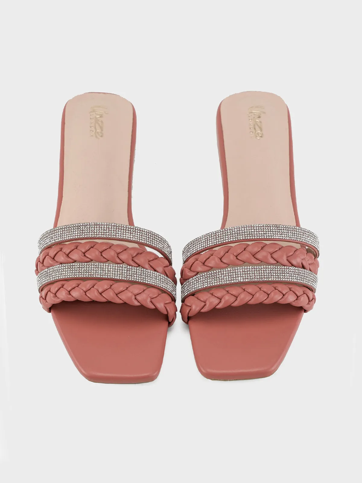Womens "STEPCHIC" Flat Casual Slippers