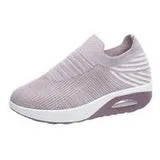 Women’s Trendy Slip-On Knitted Sneakers with Air Cushion | Perfect for Everyday Wear