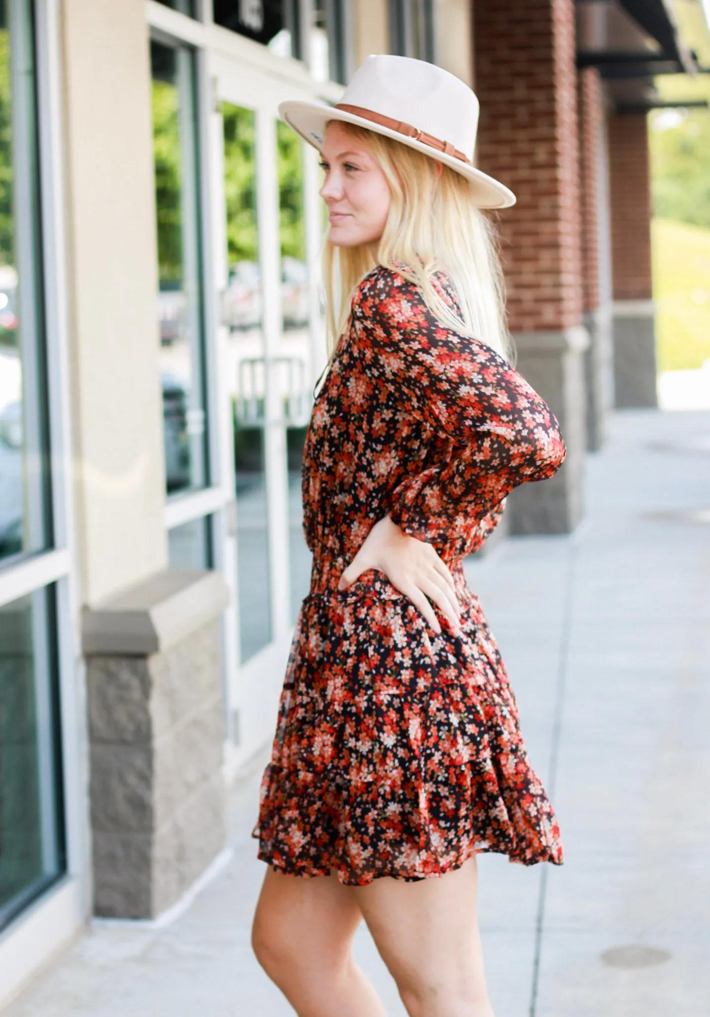 World of October's Floral Dress