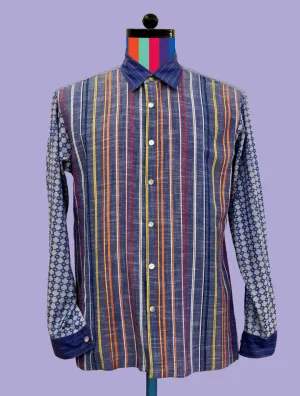 Woven Cotton Chambray Shirt