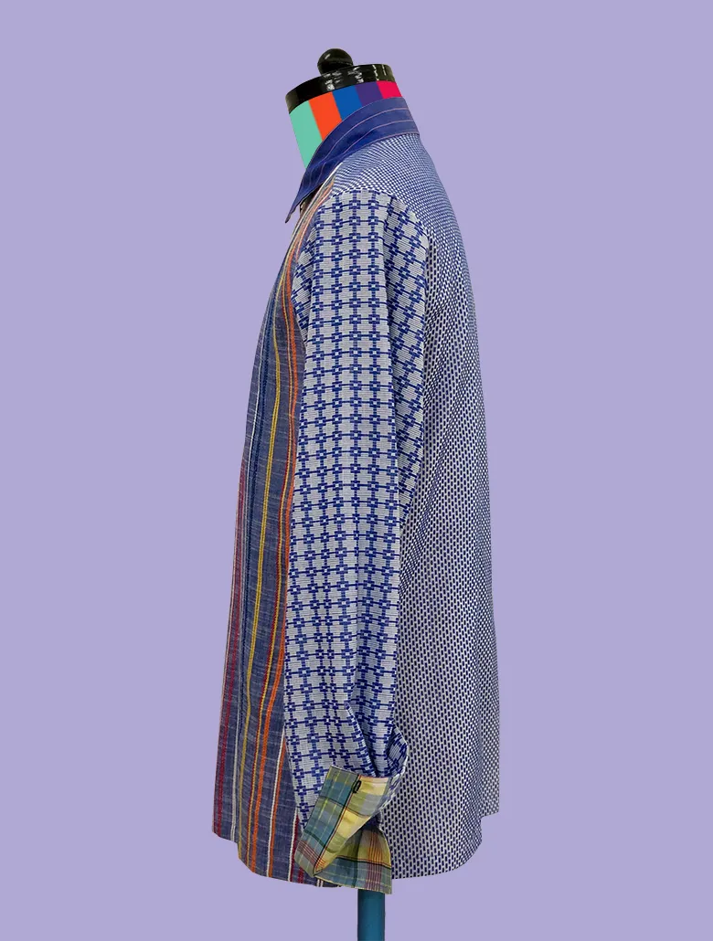 Woven Cotton Chambray Shirt