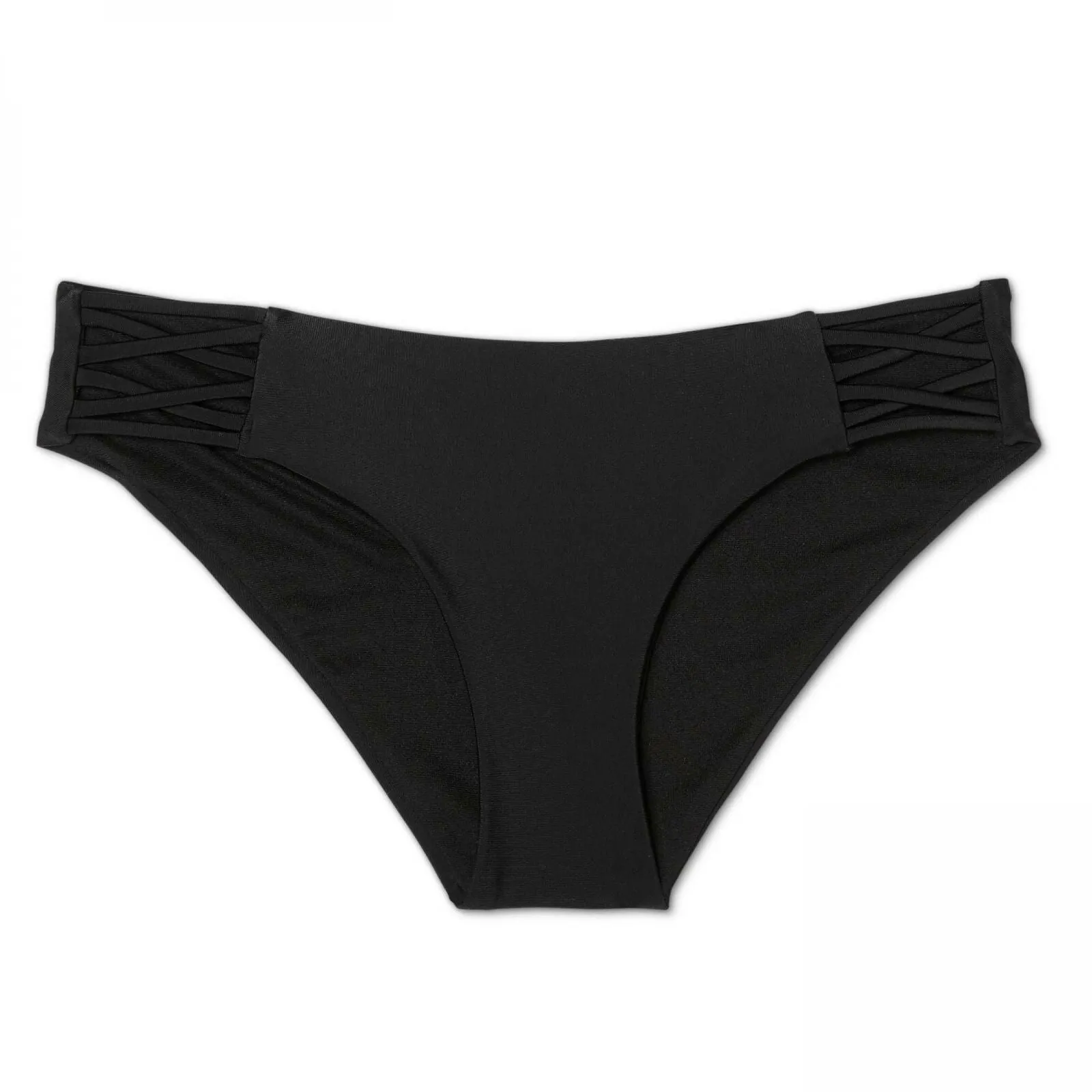 Xhilaration Women's Crisscross Strappy Cheeky Bikini Swim Bottom