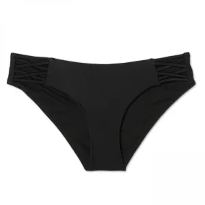 Xhilaration Women's Crisscross Strappy Cheeky Bikini Swim Bottom