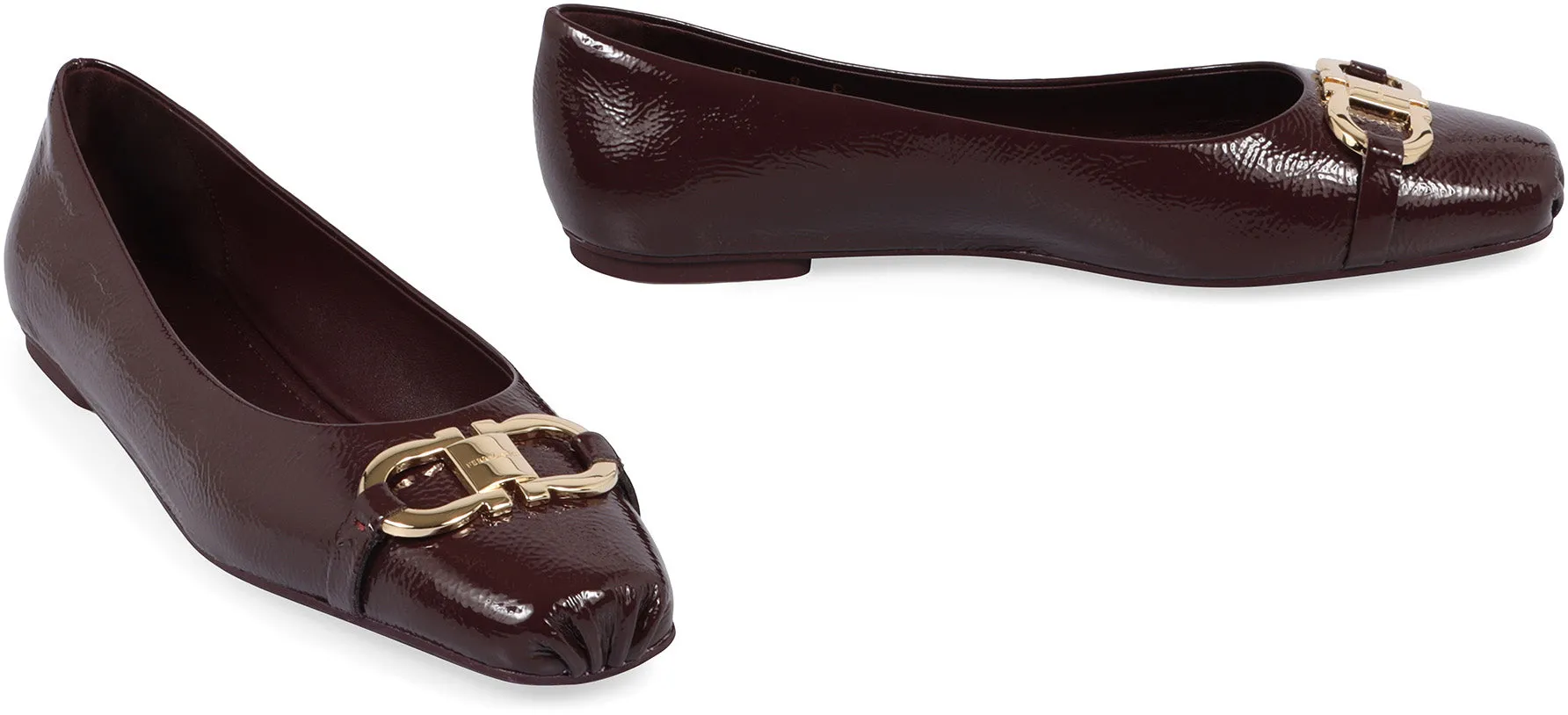 Zilu leather ballet flats